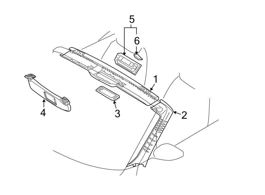 5ROOF. INTERIOR TRIM.https://images.simplepart.com/images/parts/motor/fullsize/1918415.png