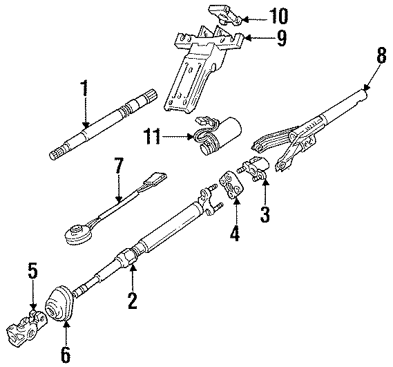 STEERING COLUMN ASSEMBLY.