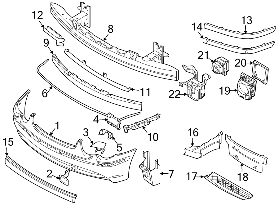 8FRONT BUMPER. BUMPER & COMPONENTS.https://images.simplepart.com/images/parts/motor/fullsize/1920005.png