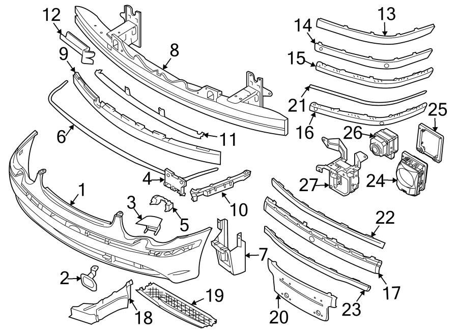 8FRONT BUMPER. BUMPER & COMPONENTS.https://images.simplepart.com/images/parts/motor/fullsize/1920008.png