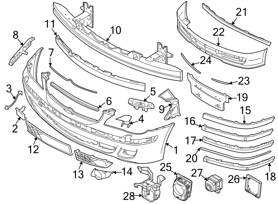 6FRONT BUMPER. BUMPER & COMPONENTS.https://images.simplepart.com/images/parts/motor/fullsize/1920012.png