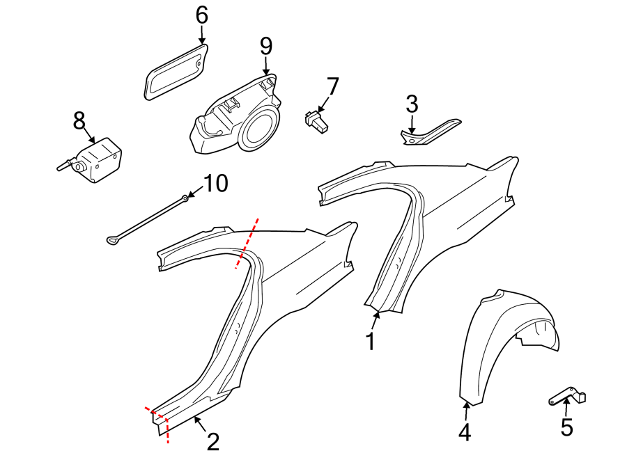 9QUARTER PANEL & COMPONENTS.https://images.simplepart.com/images/parts/motor/fullsize/1920480.png