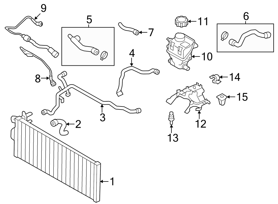 RADIATOR & COMPONENTS.