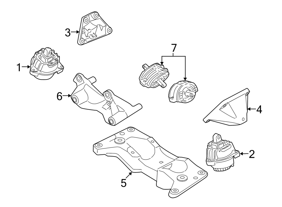 ENGINE & TRANS MOUNTING.