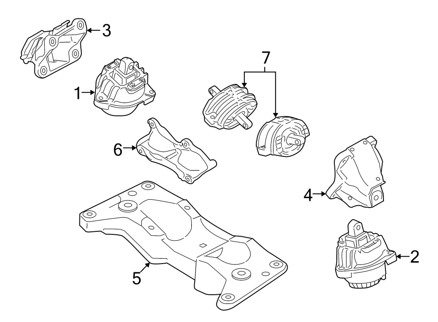 ENGINE & TRANS MOUNTING.