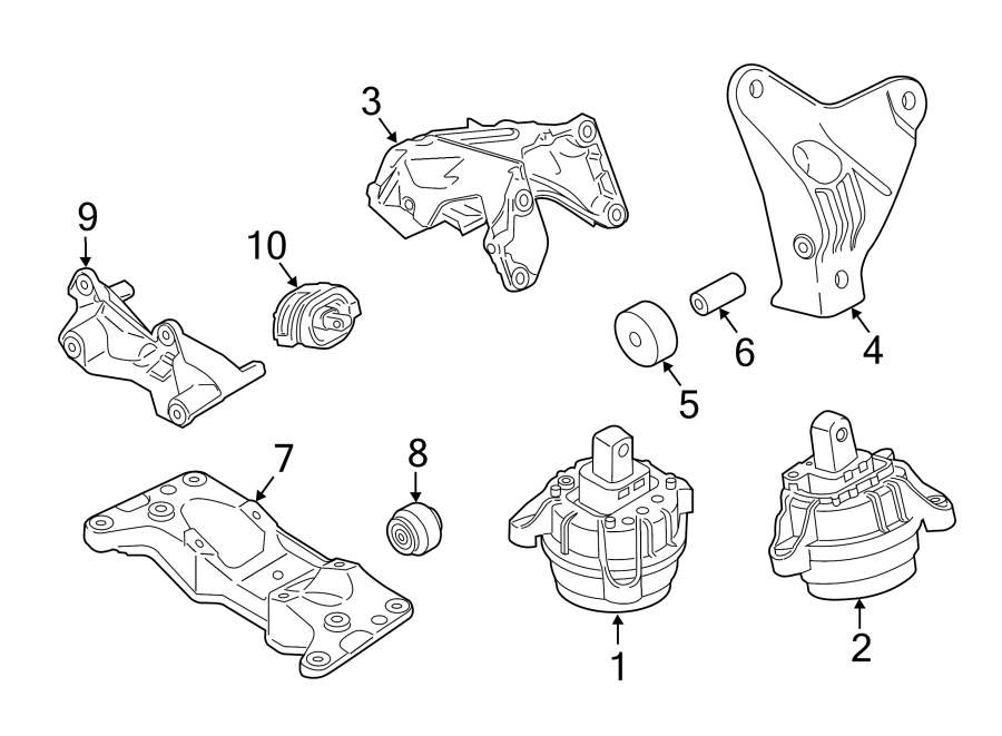 ENGINE & TRANS MOUNTING.