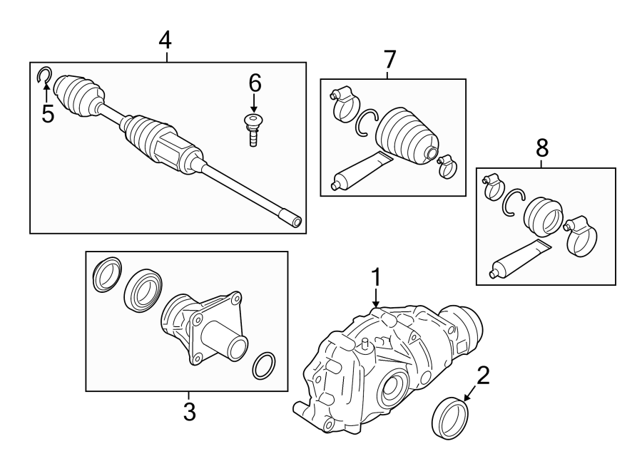 FRONT SUSPENSION. CARRIER & FRONT AXLES.