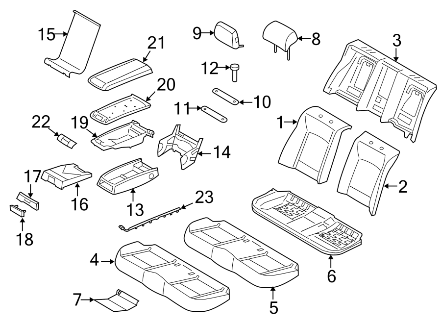 8Seats & tracks. Rear seat components.https://images.simplepart.com/images/parts/motor/fullsize/1921410.png