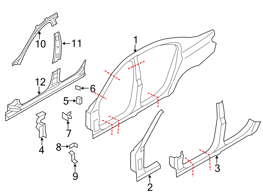 5Pillars. Rocker & floor. Uniside.https://images.simplepart.com/images/parts/motor/fullsize/1921465.png