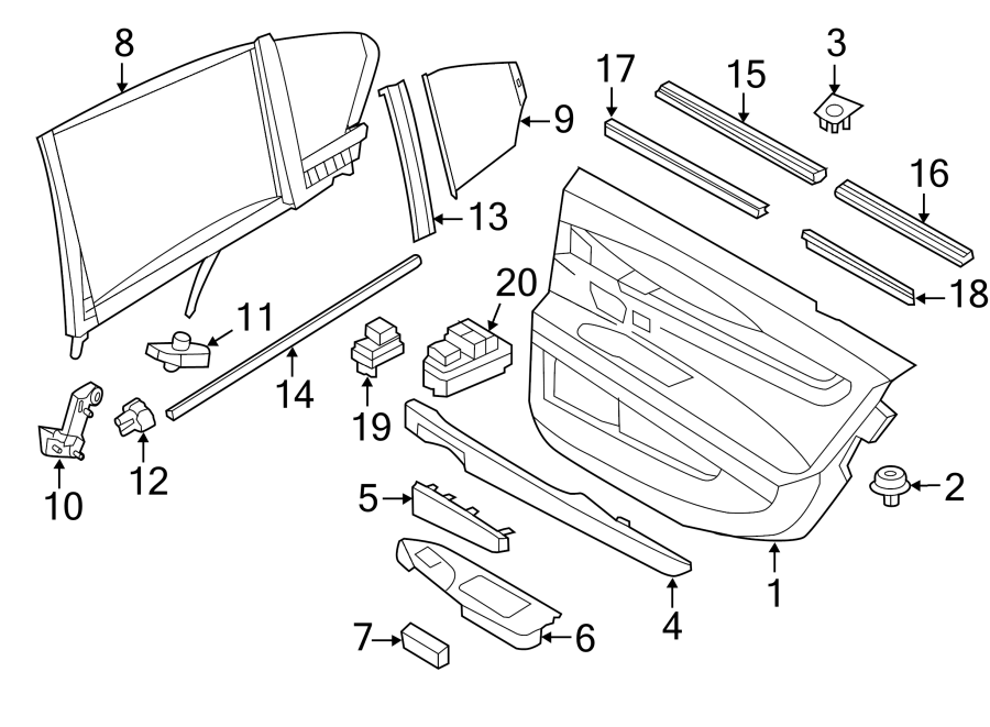 1REAR DOOR. INTERIOR TRIM.https://images.simplepart.com/images/parts/motor/fullsize/1921545.png