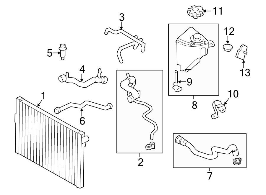 3Radiator & components.https://images.simplepart.com/images/parts/motor/fullsize/1922040.png