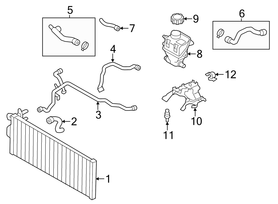 4Radiator & components.https://images.simplepart.com/images/parts/motor/fullsize/1922045.png