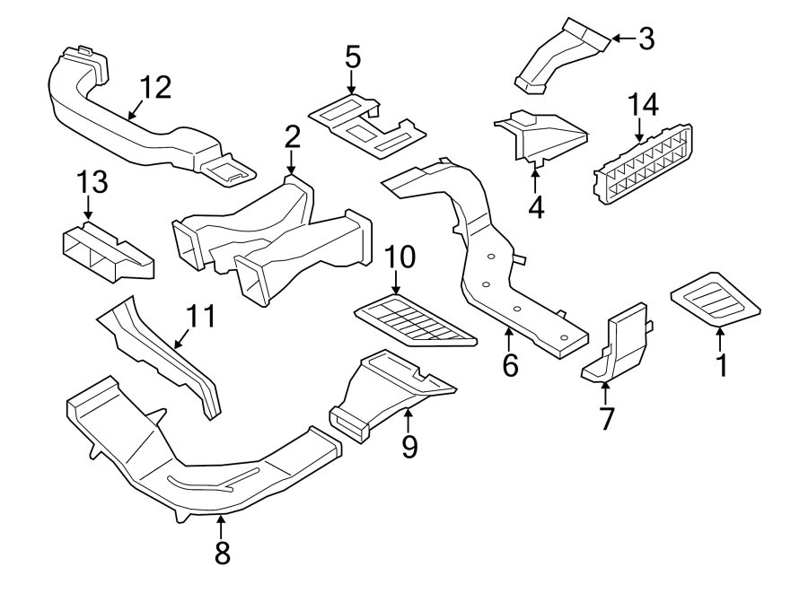 INSTRUMENT PANEL. DUCTS.