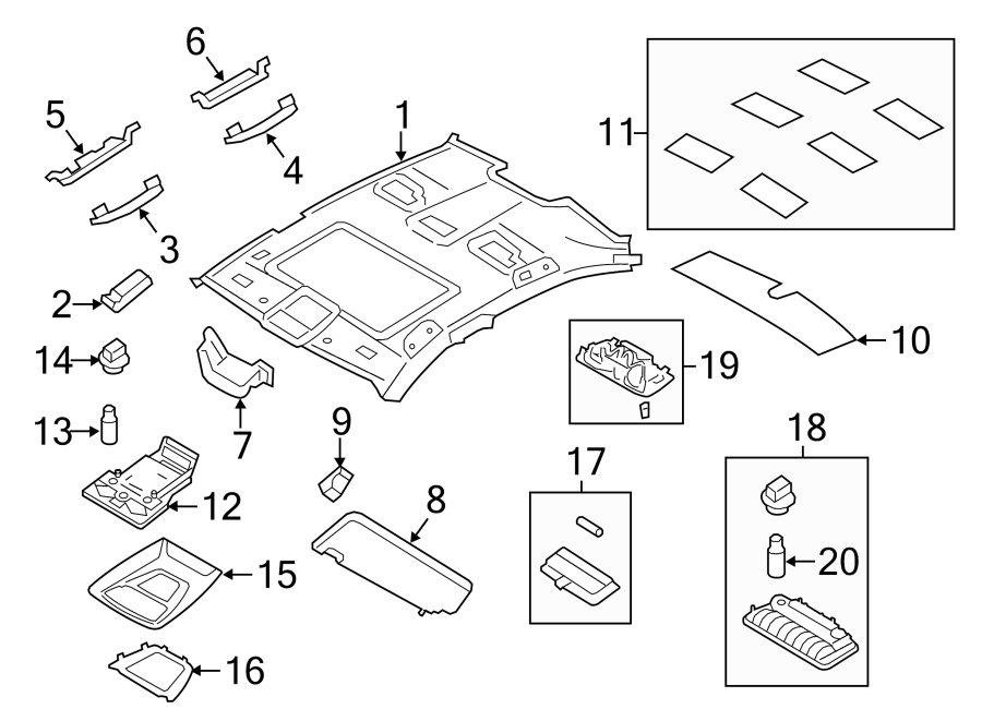 12Roof. Interior trim.https://images.simplepart.com/images/parts/motor/fullsize/1922445.png