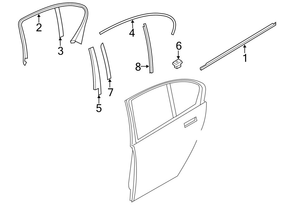 6REAR DOOR. EXTERIOR TRIM.https://images.simplepart.com/images/parts/motor/fullsize/1922530.png