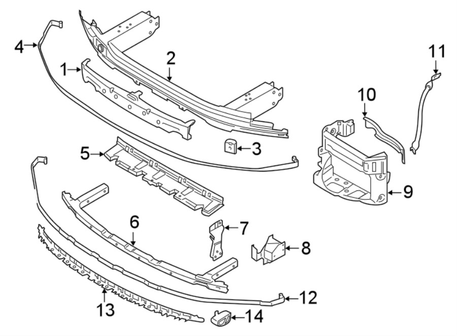 8FRONT BUMPER & GRILLE. BUMPER & COMPONENTS.https://images.simplepart.com/images/parts/motor/fullsize/1923010.png