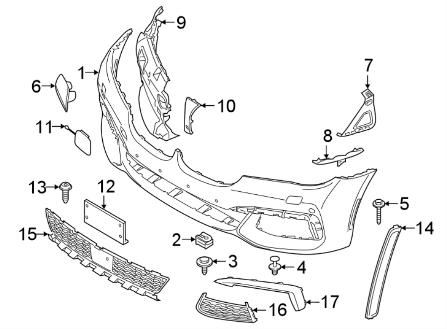 12FRONT BUMPER & GRILLE. BUMPER & COMPONENTS.https://images.simplepart.com/images/parts/motor/fullsize/1923025.png