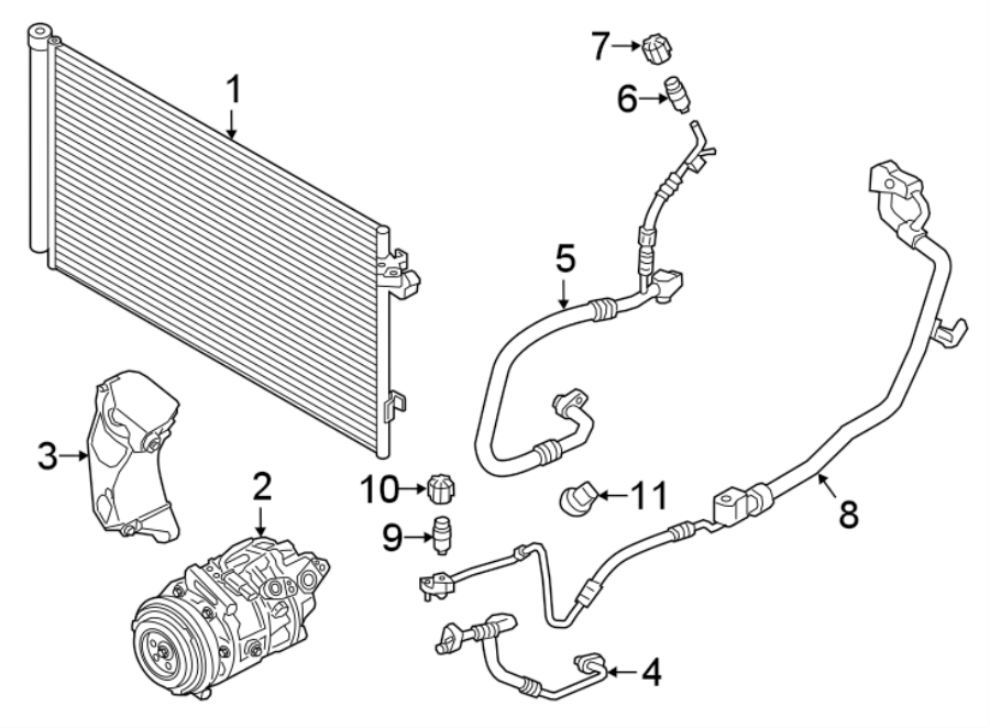 5AIR CONDITIONER & HEATER. COMPRESSOR & LINES. CONDENSER.https://images.simplepart.com/images/parts/motor/fullsize/1923150.png