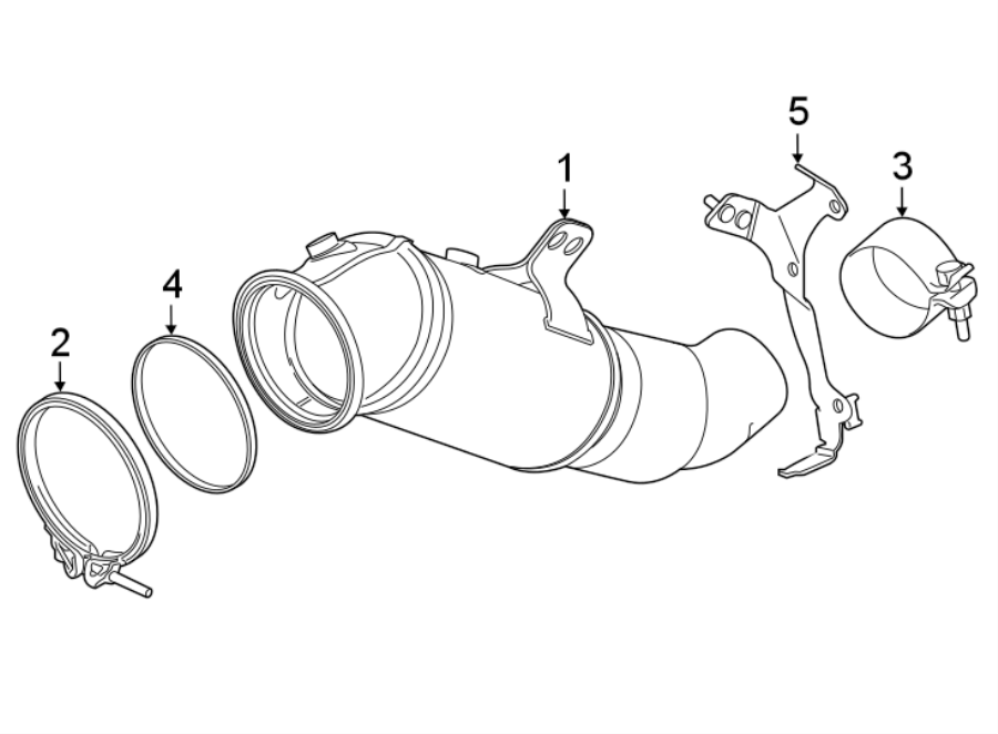 EXHAUST SYSTEM. MANIFOLD.