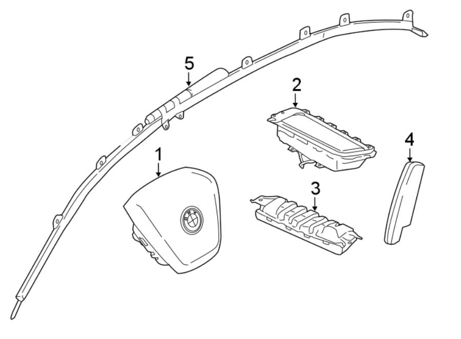 5RESTRAINT SYSTEMS. AIR BAG COMPONENTS.https://images.simplepart.com/images/parts/motor/fullsize/1923525.png