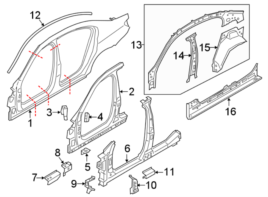 7PILLARS. ROCKER & FLOOR. UNISIDE.https://images.simplepart.com/images/parts/motor/fullsize/1923560.png