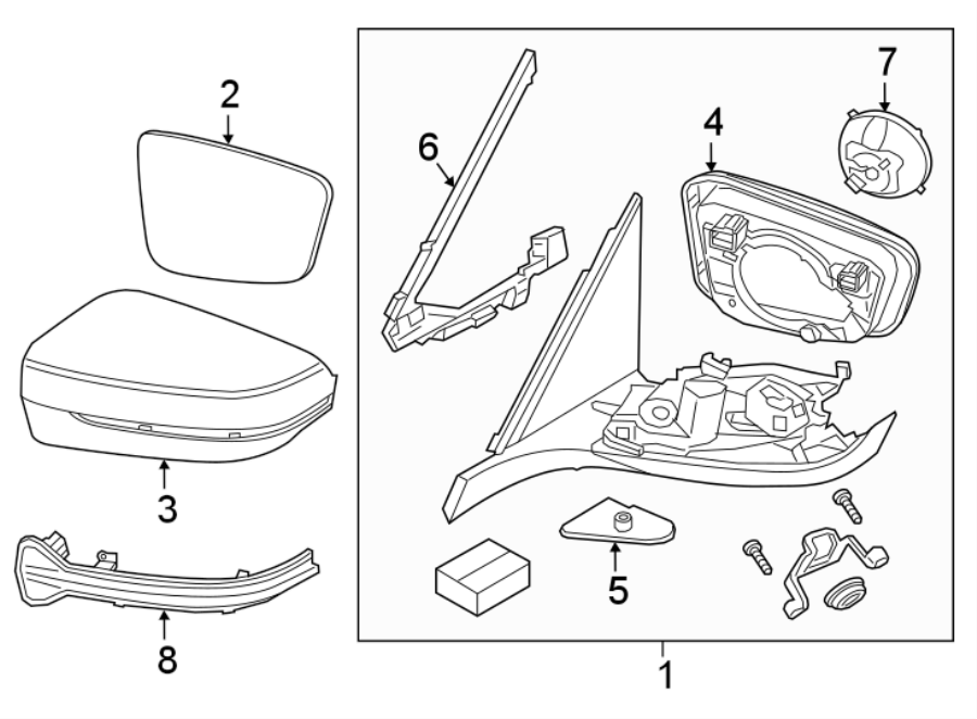 6FRONT DOOR. OUTSIDE MIRRORS.https://images.simplepart.com/images/parts/motor/fullsize/1923595.png