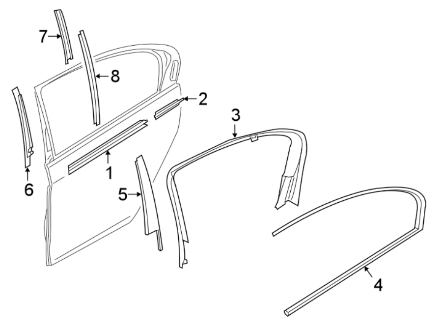 3REAR DOOR. EXTERIOR TRIM.https://images.simplepart.com/images/parts/motor/fullsize/1923620.png