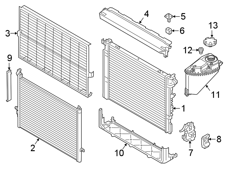 RADIATOR & COMPONENTS.