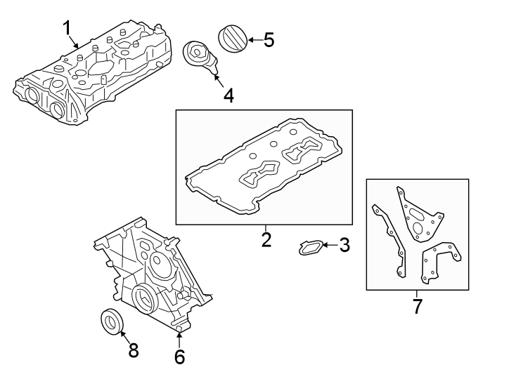 VALVE & TIMING COVERS.