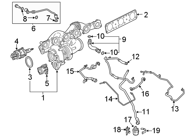 TURBOCHARGER & COMPONENTS.