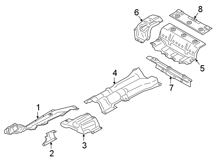 2EXHAUST SYSTEM. HEAT SHIELDS.https://images.simplepart.com/images/parts/motor/fullsize/1924395.png