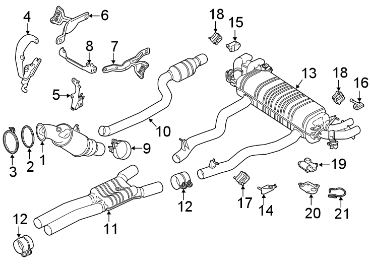 9EXHAUST SYSTEM. EXHAUST COMPONENTS.https://images.simplepart.com/images/parts/motor/fullsize/1924410.png