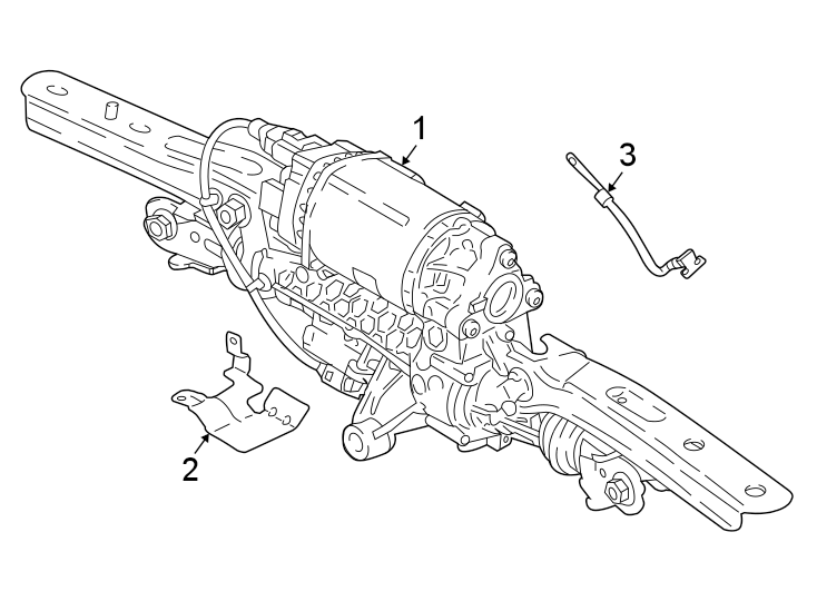 Steering gear & linkage. Rear steering components.