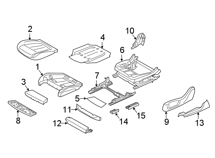 15Seats & tracks. Passenger seat components.https://images.simplepart.com/images/parts/motor/fullsize/1924602.png