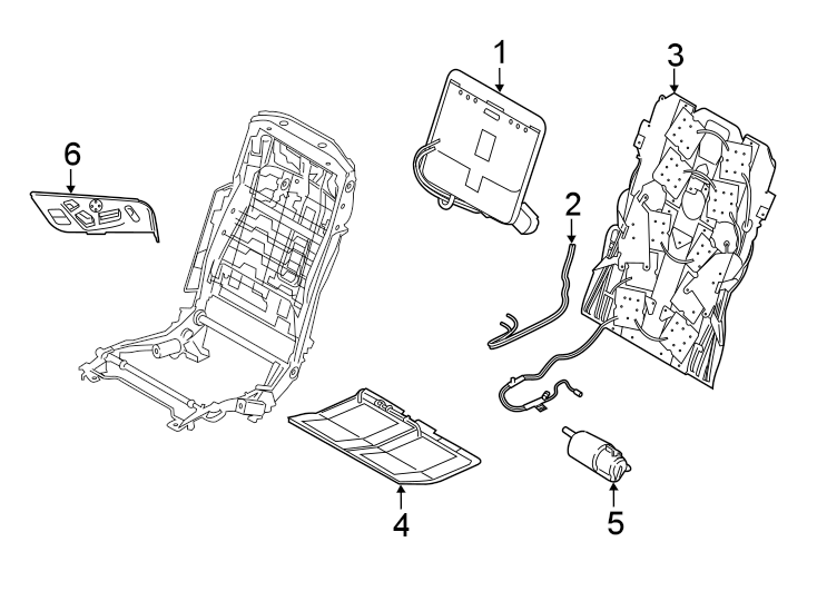 6Seats & tracks. Rear seat components.https://images.simplepart.com/images/parts/motor/fullsize/1924645.png