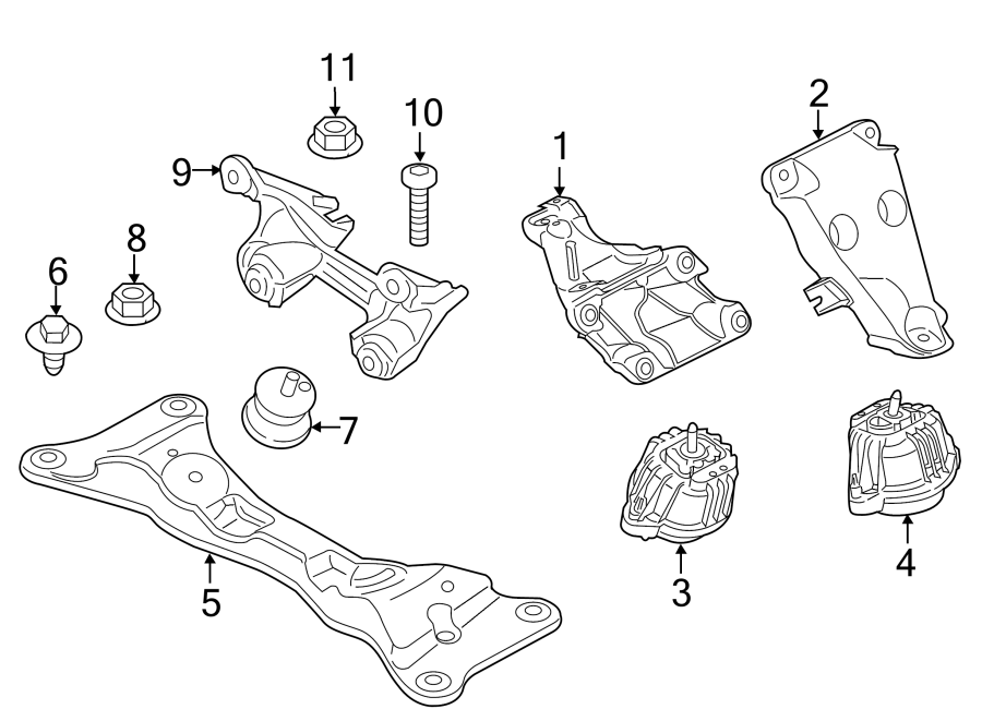 ENGINE & TRANS MOUNTING.