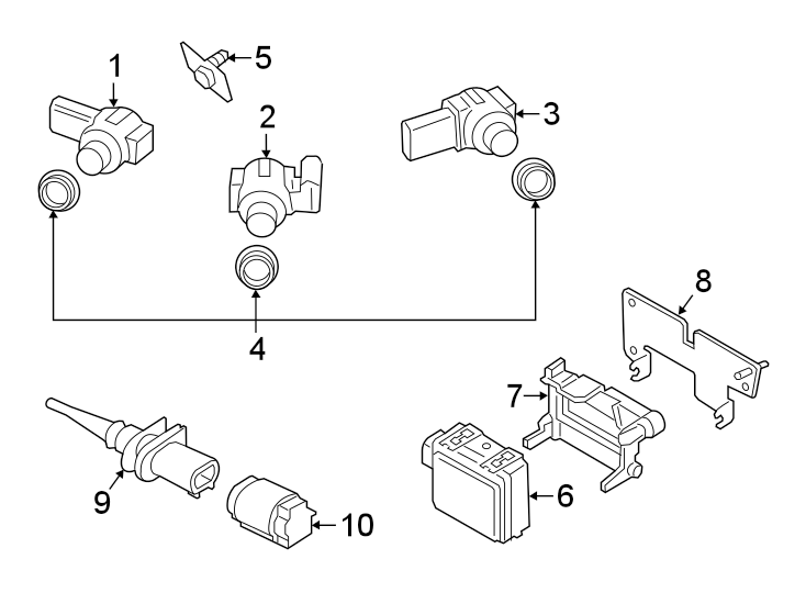 6FRONT BUMPER & GRILLE. ELECTRICAL COMPONENTS.https://images.simplepart.com/images/parts/motor/fullsize/1926015.png