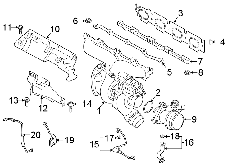 10Turbocharger & components.https://images.simplepart.com/images/parts/motor/fullsize/1926245.png