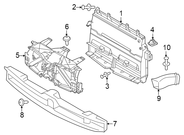 9Radiator support. Air intake.https://images.simplepart.com/images/parts/motor/fullsize/1927068.png