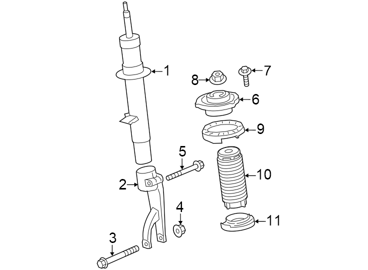 11Front suspension. Struts & components.https://images.simplepart.com/images/parts/motor/fullsize/1927240.png