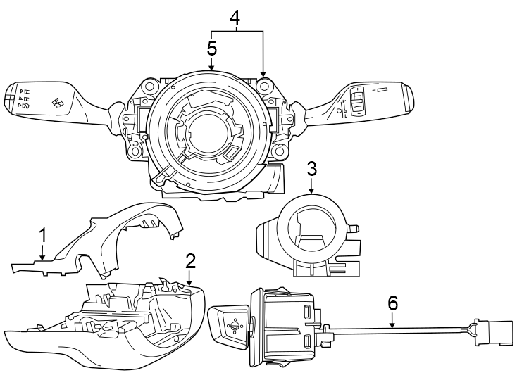 6Steering column. Shroud. Switches & levers.https://images.simplepart.com/images/parts/motor/fullsize/1927285.png