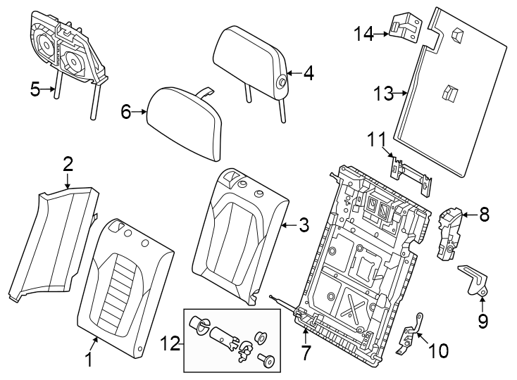 9Seats & tracks. Rear seat components.https://images.simplepart.com/images/parts/motor/fullsize/1927615.png