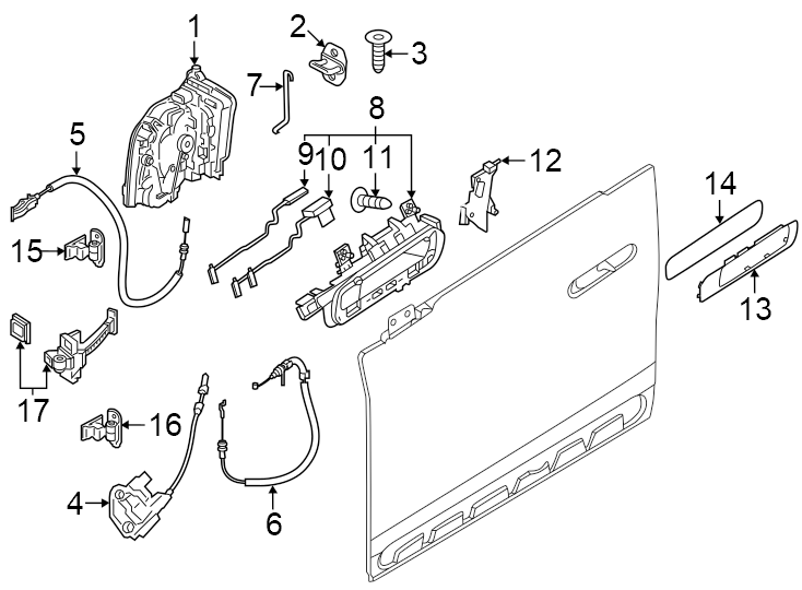 9Front door. Lock & hardware.https://images.simplepart.com/images/parts/motor/fullsize/1927715.png