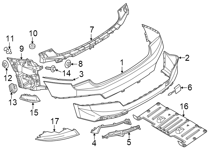 10Rear bumper. Bumper & components.https://images.simplepart.com/images/parts/motor/fullsize/1927970.png