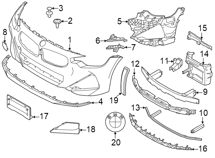 11Front bumper & grille. Bumper & components.https://images.simplepart.com/images/parts/motor/fullsize/1928013.png