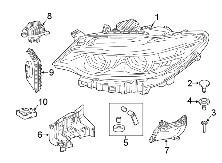 9FRONT LAMPS. HEADLAMP COMPONENTS.https://images.simplepart.com/images/parts/motor/fullsize/1928028.png