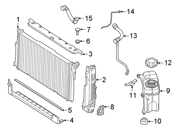 RADIATOR & COMPONENTS.