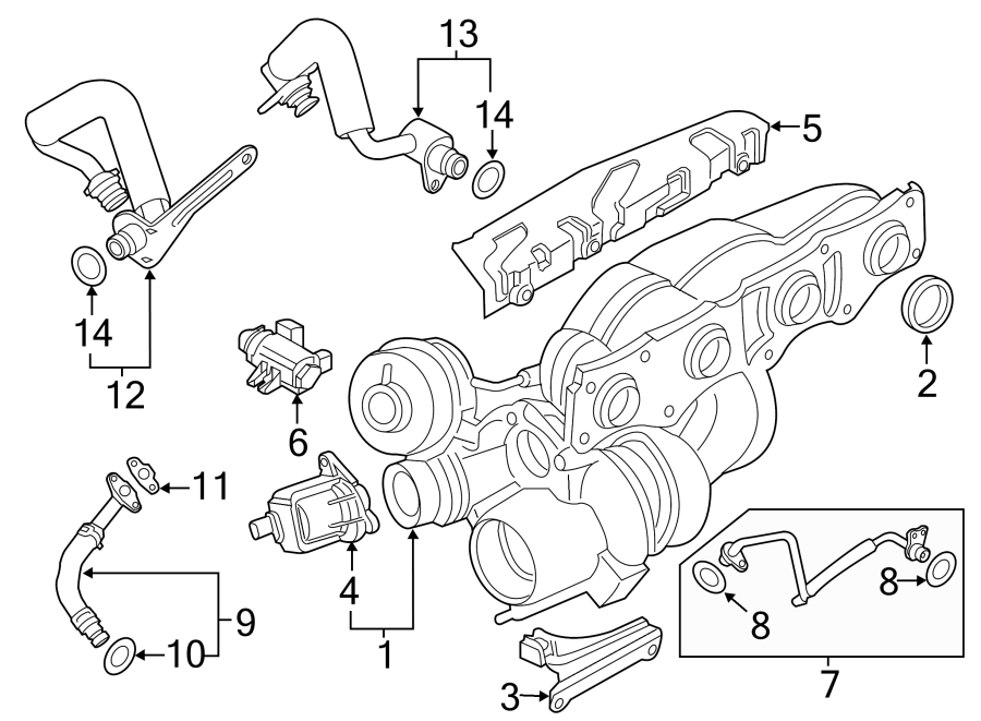 Turbocharger & components.