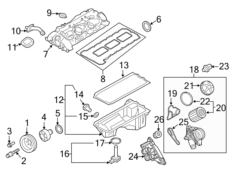 Engine parts.