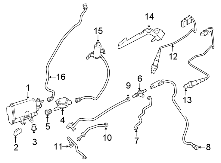 EMISSION SYSTEM. EMISSION COMPONENTS.